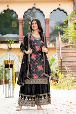 DESINGER HOUSE PRESENTS TRENDING BLACK SALWAR SUIT PAIR