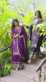 DESINGER HOUSE PRESENTS TRENDING BLACK SALWAR SUIT PAIR